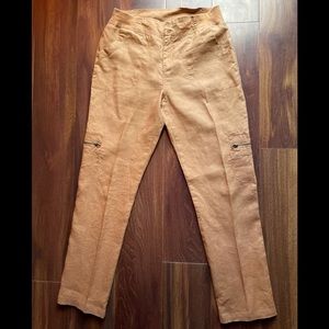 SOFT SURROUNDINGS Pants 100%Ramie Size Small